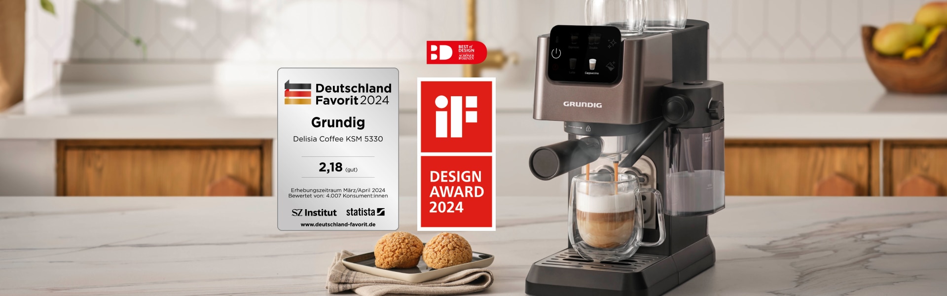 Awards für Delisia Coffee KSM 5330