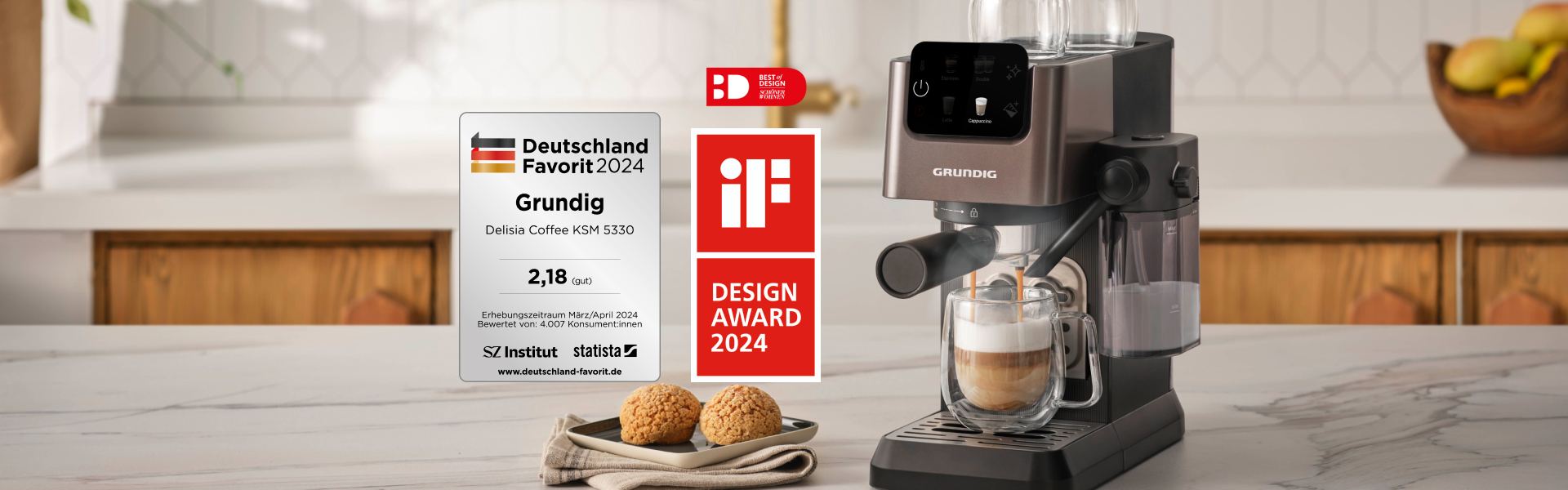 Awards für Delisia Coffee KSM 5330