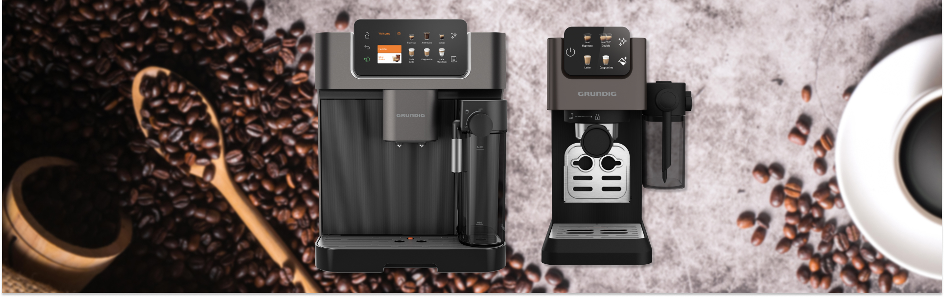 Grundig Delisia Coffee-Familie wächst auf sechs Geräte an