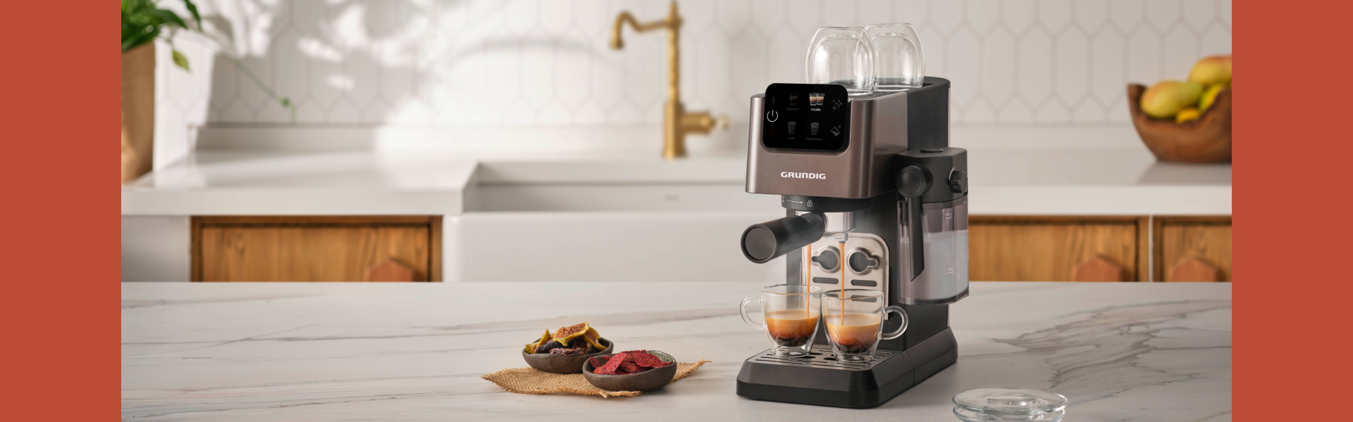 Siebträgermaschine für Barista-Kaffeegenuss 