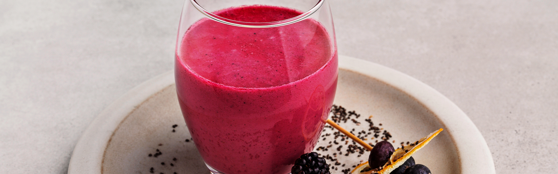 Pomegranate Blueberry Smoothie