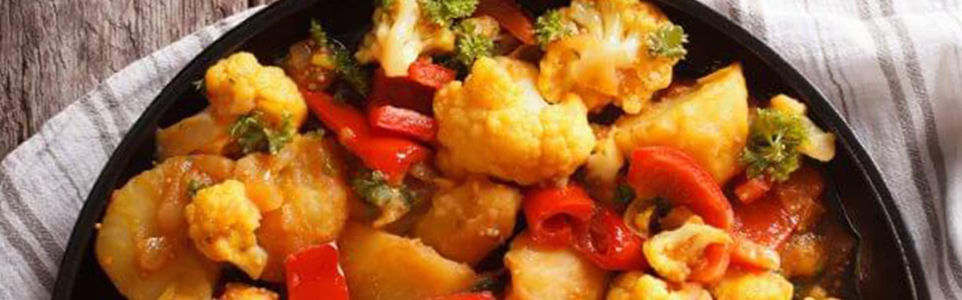 Cavolfiore e Pollo al Curry