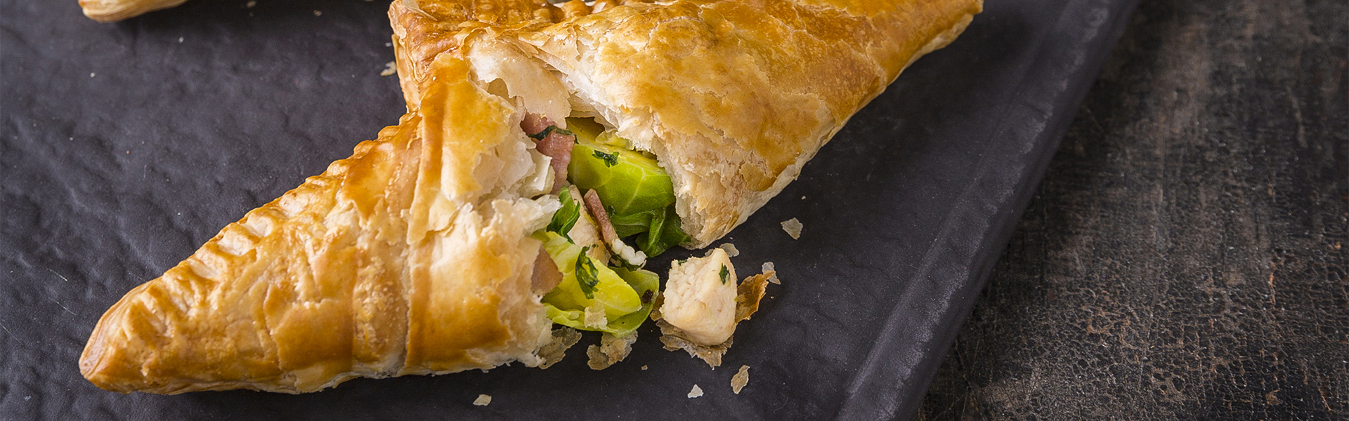 Puff Pastry made with leftover Brussels Sprouts