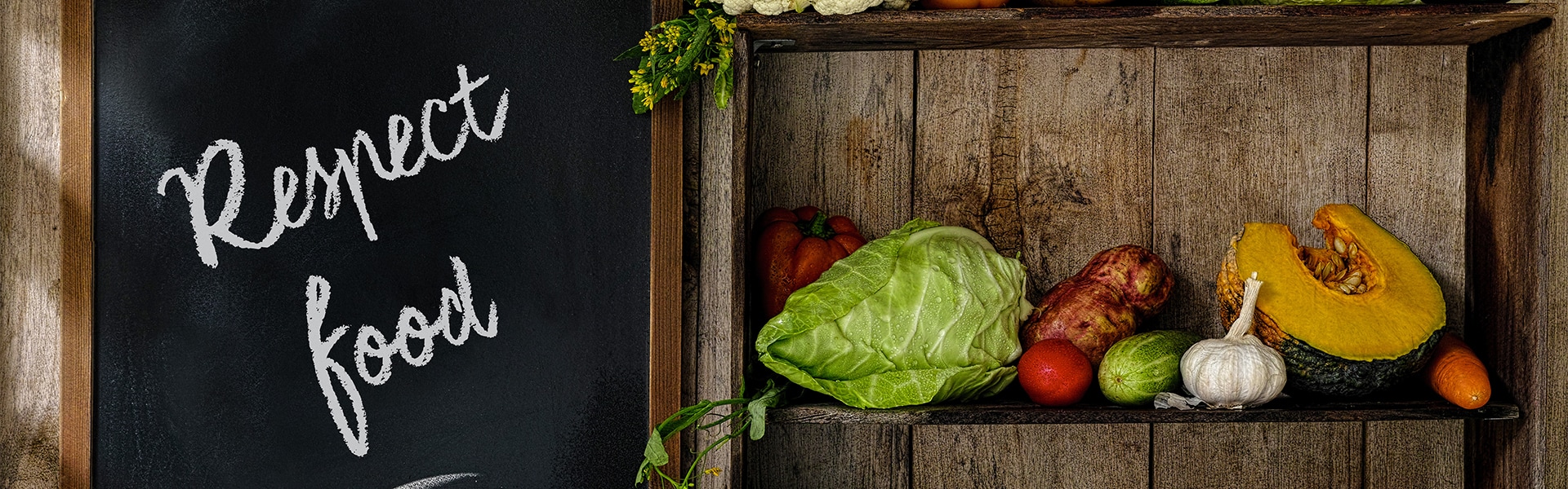 Respeta los alimentos y evita su desperdicio