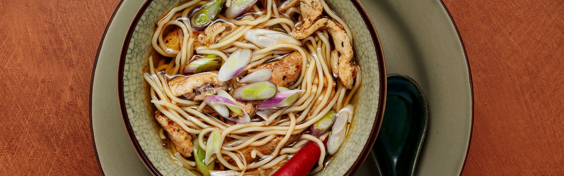 Spicy Chicken Ramen Soup