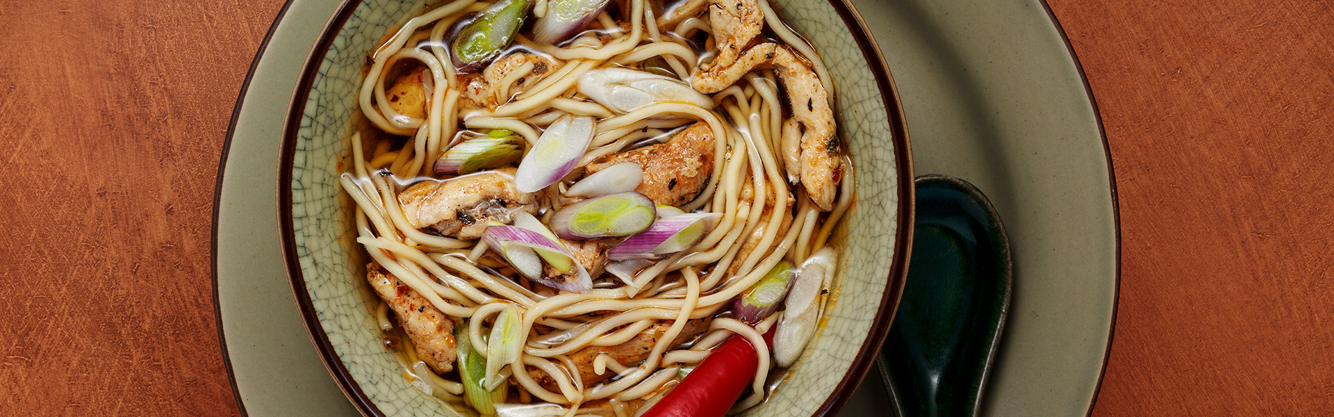 Spicy Chicken Ramen Soup