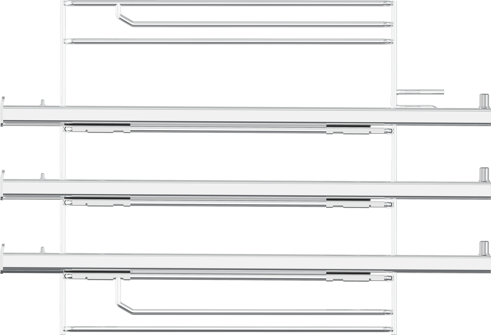 TELESCOPIC SYSTEM-STD. PARTIAL-3 LEVEL