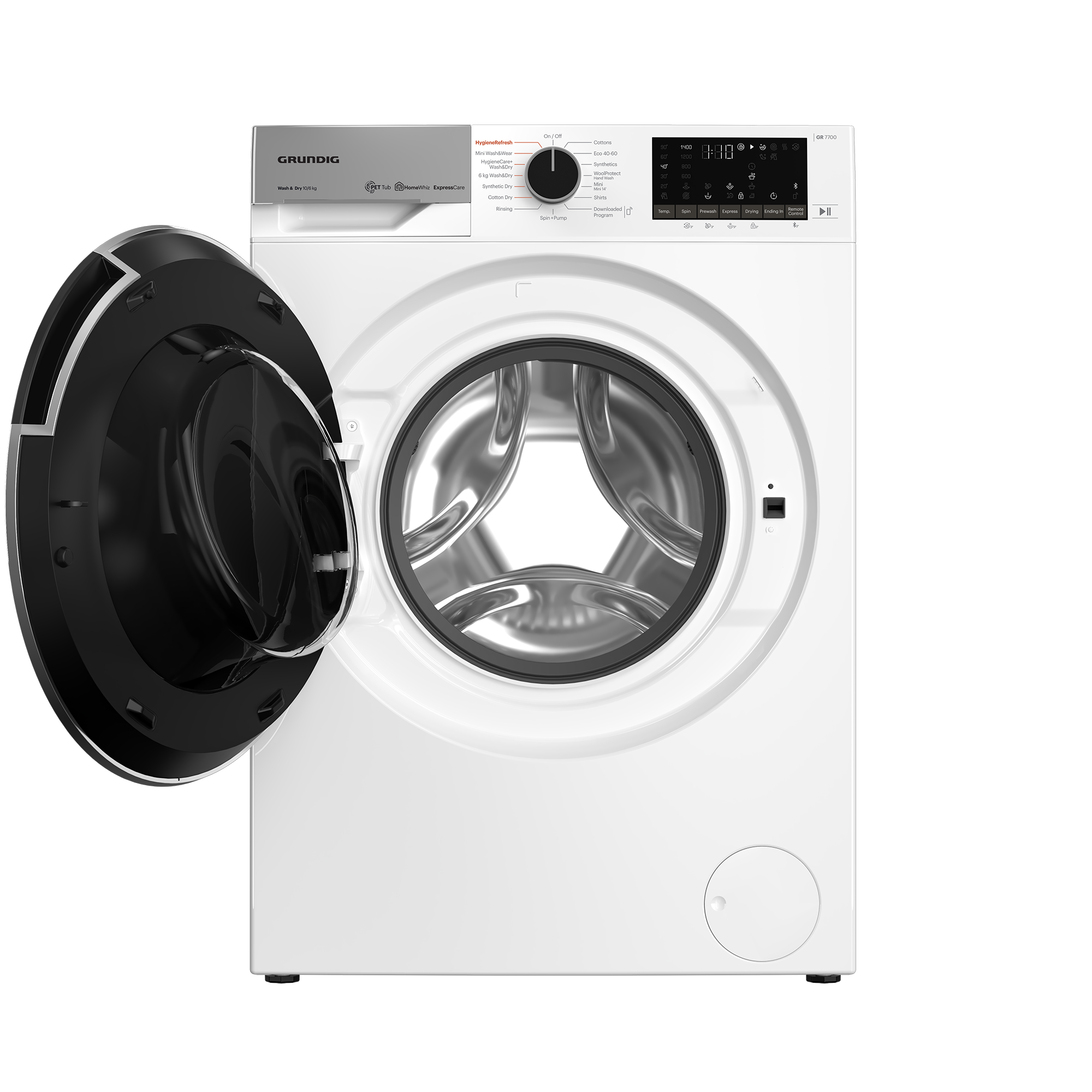 GW7 P510447 W | Kombi vask-tørk(Frittstående kombi vask-tørk) | GRUNDIG