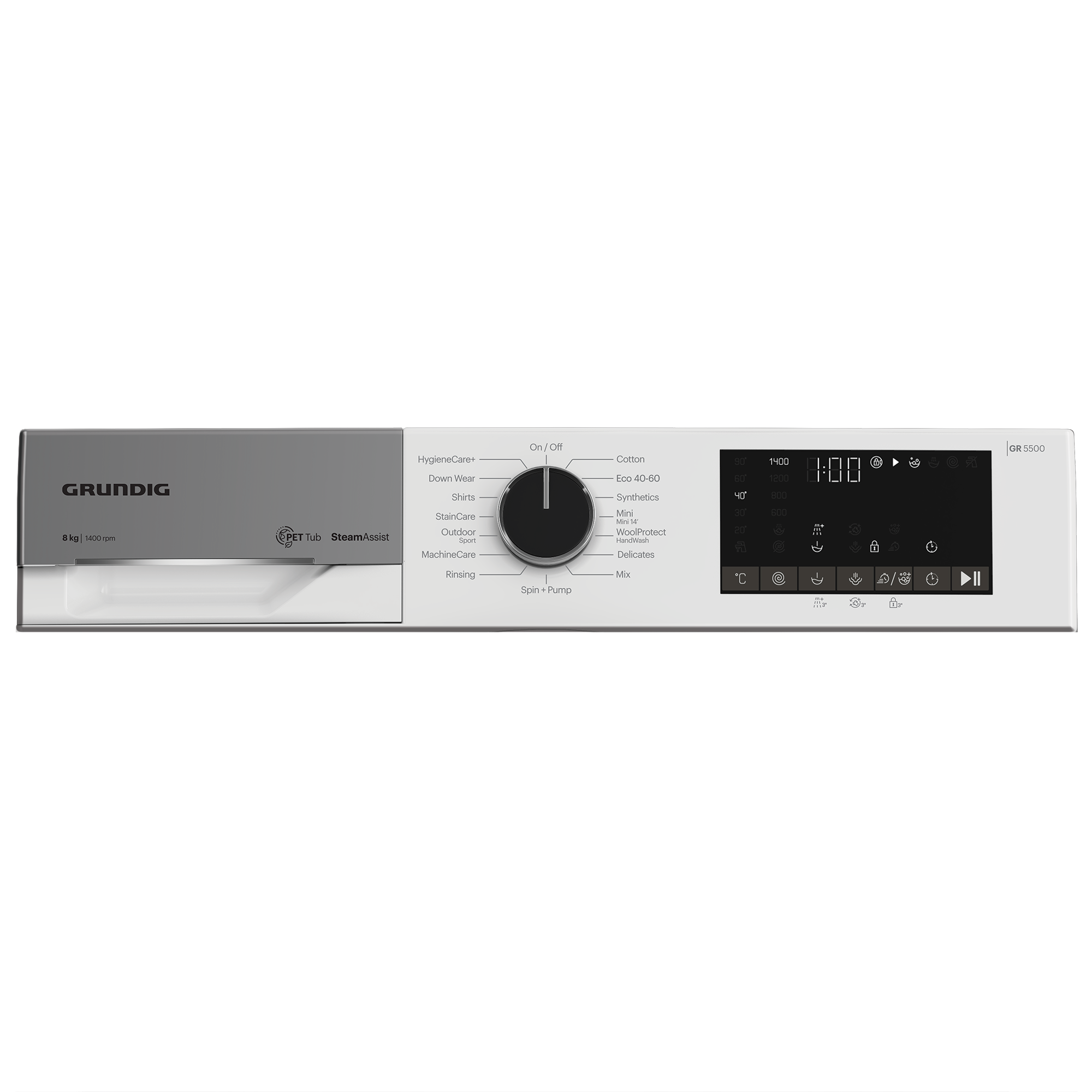 Masina de spalat rufe Grundig GW5 P4843 W