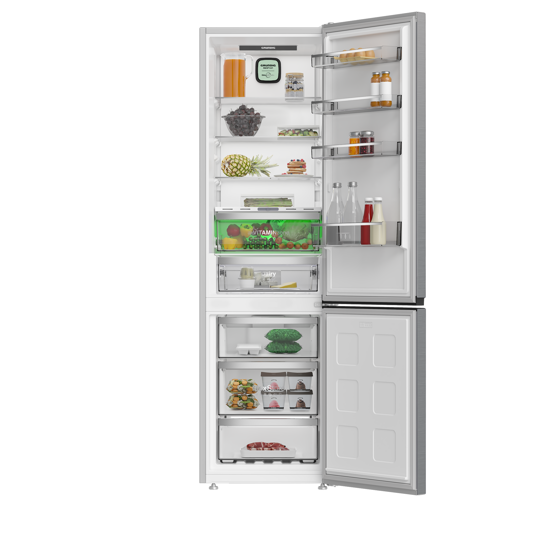 Combina frigorifica Grundig GKPN 66930 LXP