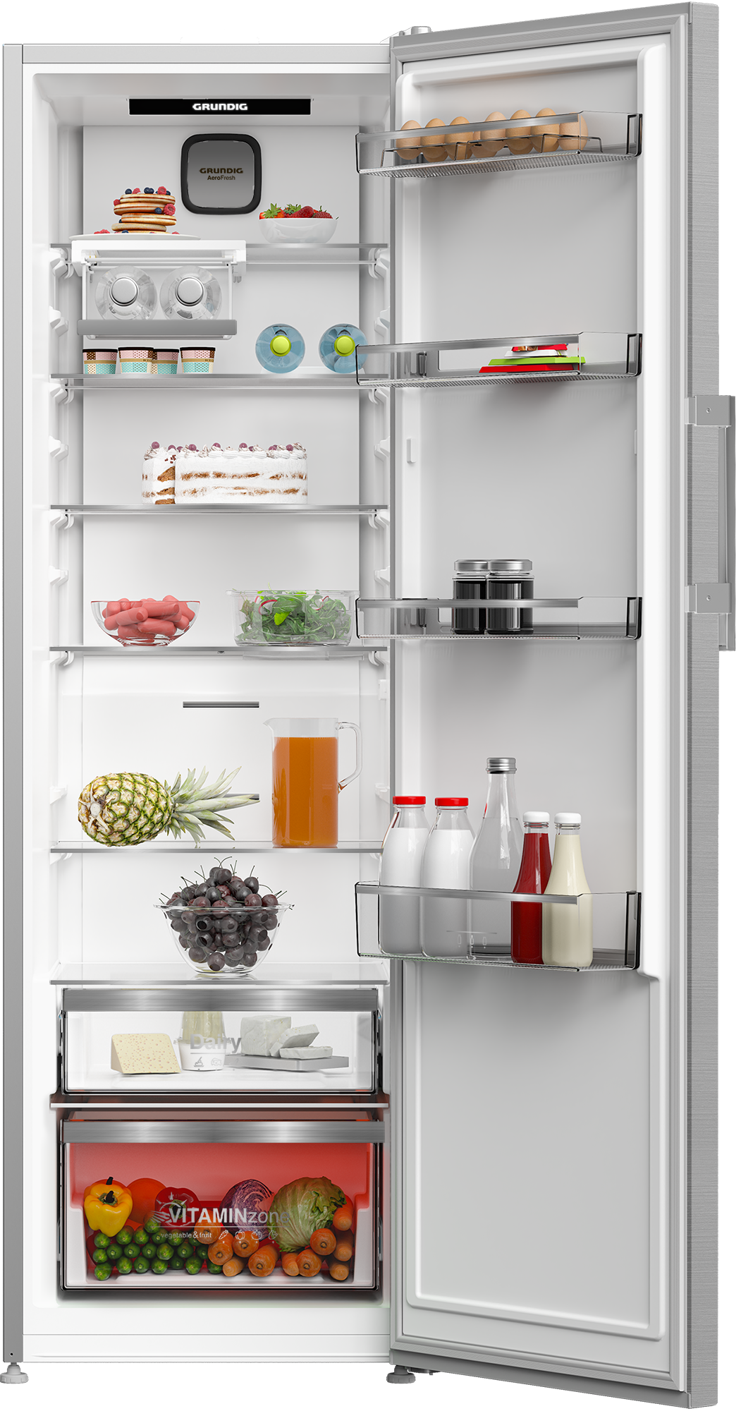 Grundig integrated fridge freezer sale