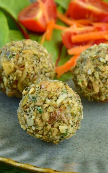 Kürbis-Falafel-Taschen Kürbis-Falafel-Taschen