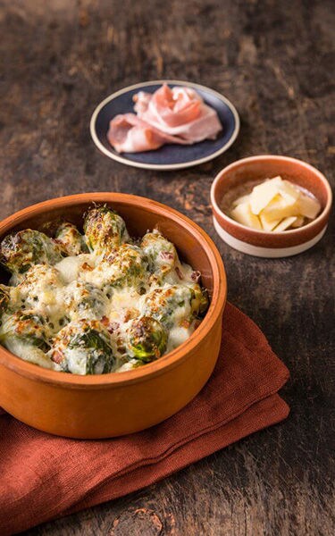 Au Gratin made with leftover Brussels Sprouts_375x600