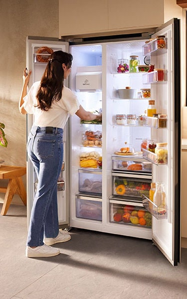 organizar-frigorifico-grundig-ahorrar-espacio