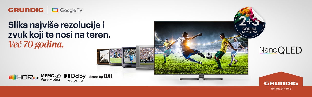 Slika najviše rezolucije i zvuk koji te nosi na teren