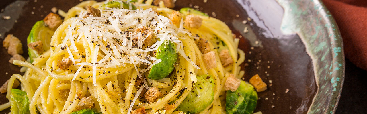 Spaghetti with Brussel Sprouts Pesto 1920x600