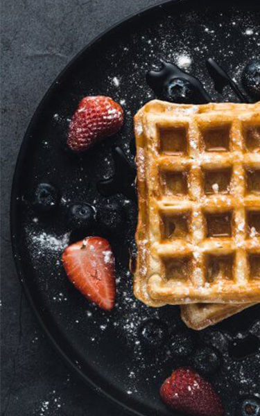 Waffle with Leftover Fruits_375x600