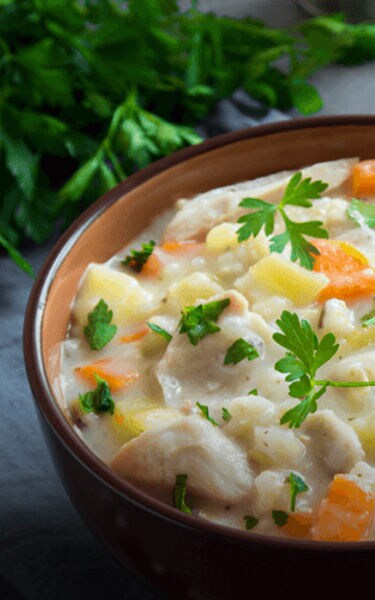 Leftover Chicken Soup_375x600